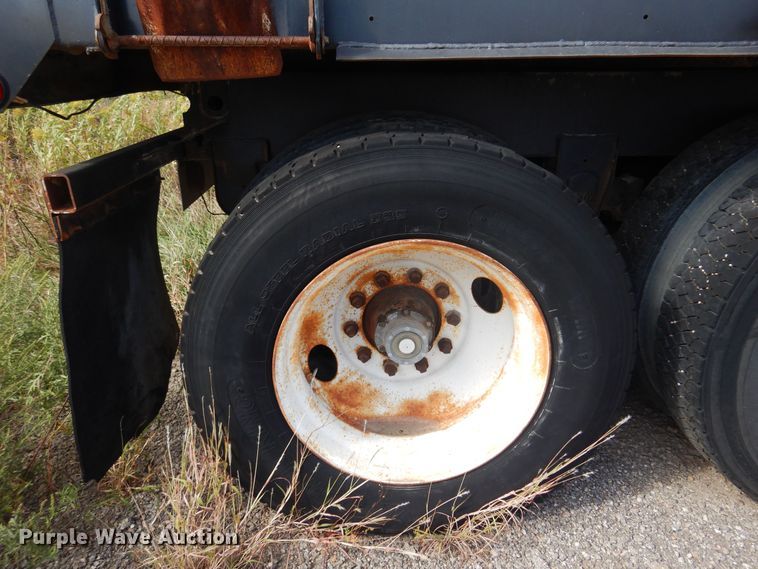 image for item KD9186 1994 Shop built  end dump pup trailer