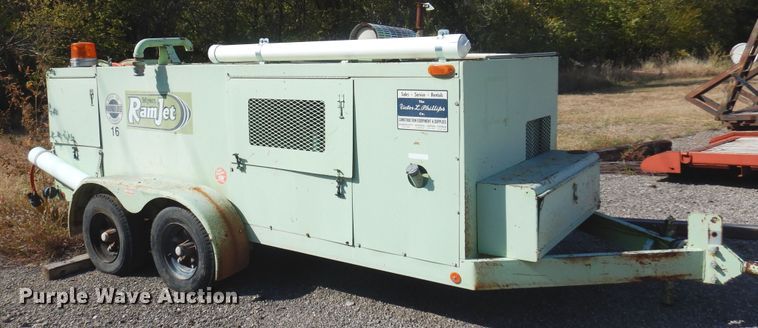 image for item KD9187 Myers Ramjet  sewer jetter trailer