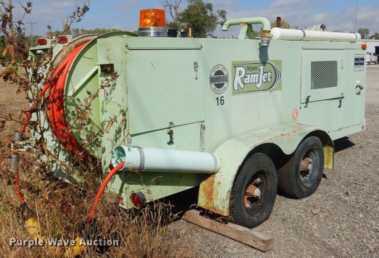 image for item KD9187 Myers Ramjet  sewer jetter trailer