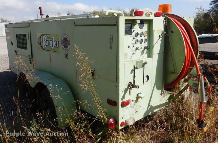 image for item KD9187 Myers Ramjet  sewer jetter trailer