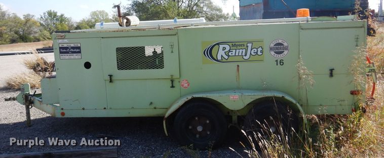 image for item KD9187 Myers Ramjet  sewer jetter trailer