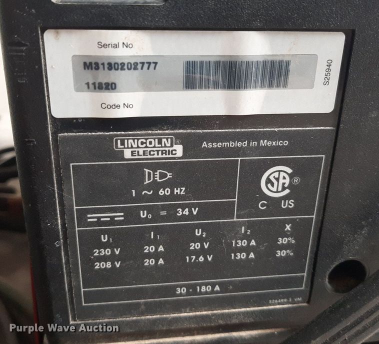 image for item KD9190 Lincoln 180C  welder