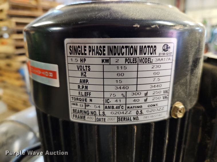 image for item LM9253 Dayton 3AA17A  two stage dust collector