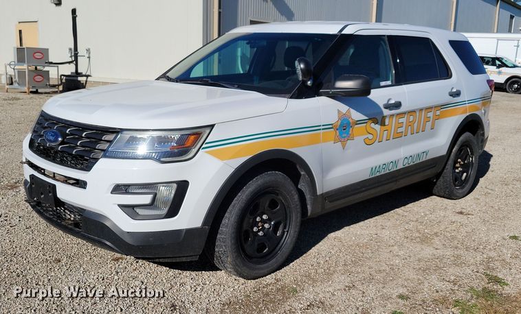 image for item LO9847 2017 Ford Explorer Police Interceptor  SUV