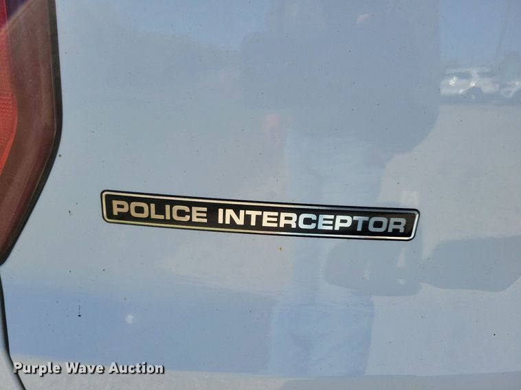 image for item LO9848 2019 Ford Explorer Police Interceptor  SUV