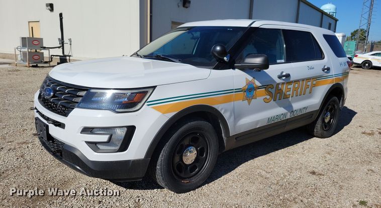 image for item LO9849 2018 Ford Explorer Police Interceptor  SUV