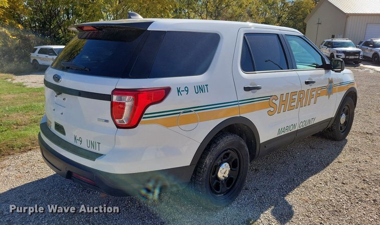 image for item LO9849 2018 Ford Explorer Police Interceptor  SUV