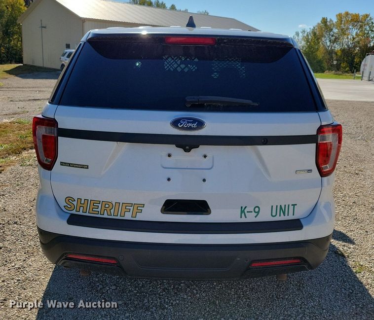 image for item LO9849 2018 Ford Explorer Police Interceptor  SUV