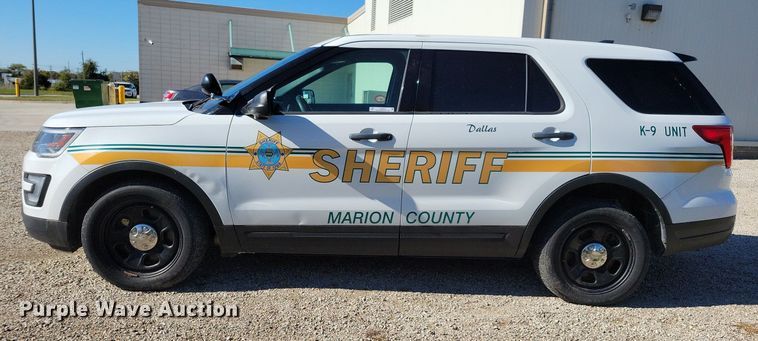 image for item LO9849 2018 Ford Explorer Police Interceptor  SUV