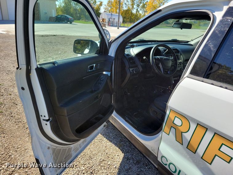 image for item LO9849 2018 Ford Explorer Police Interceptor  SUV