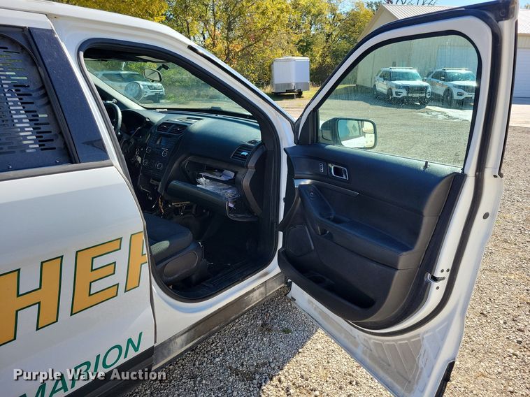 image for item LO9849 2018 Ford Explorer Police Interceptor  SUV