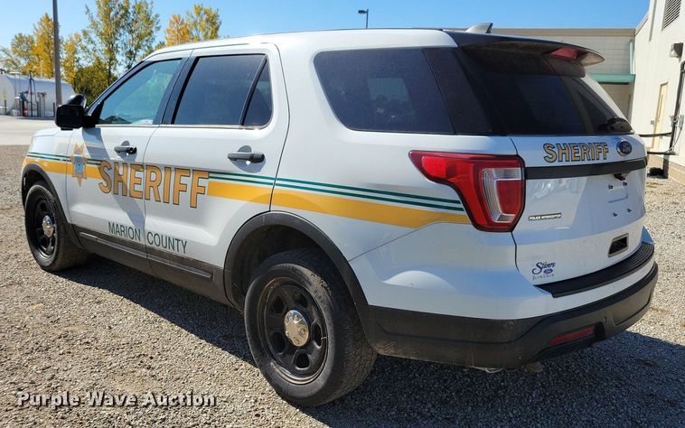 image for item LO9850 2019 Ford Explorer Police Interceptor  SUV