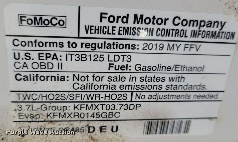 image for item LO9850 2019 Ford Explorer Police Interceptor  SUV