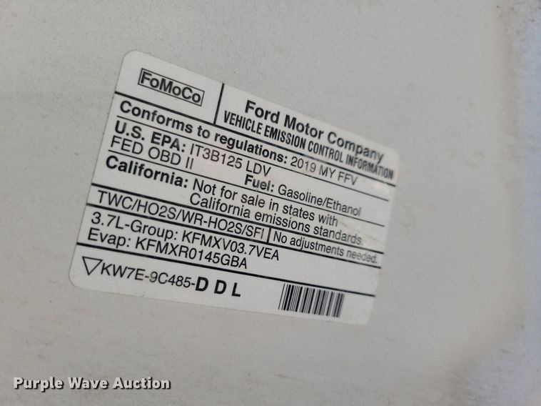 image for item LO9852 2019 Ford Taurus Police Interceptor