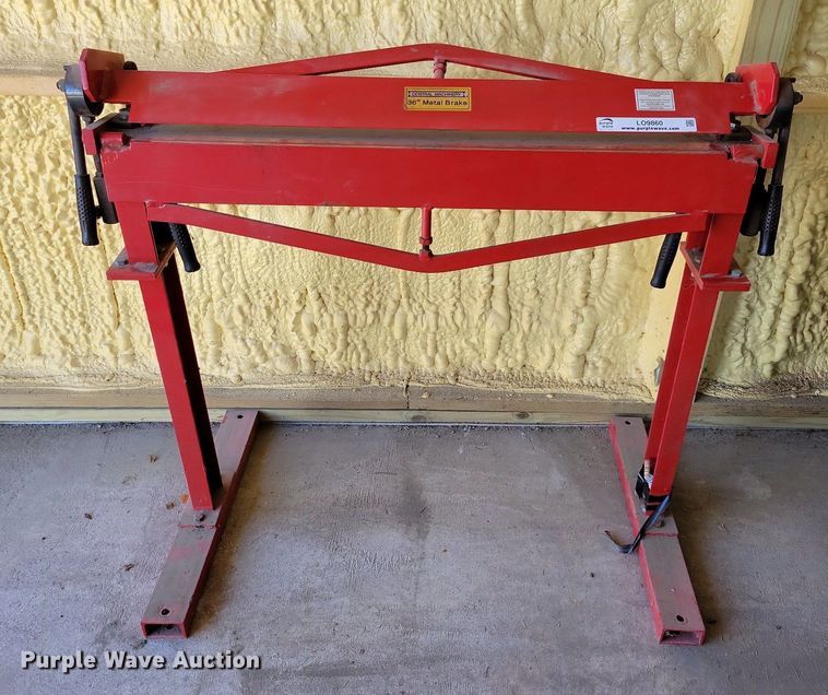 image for item LO9860 Central Machinery  36" W metal brake