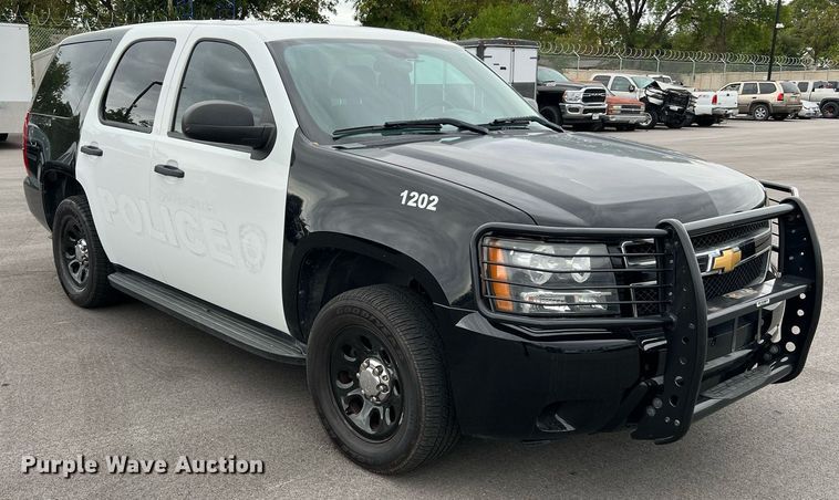 image for item LU9802 2012 Chevrolet Tahoe Police  SUV