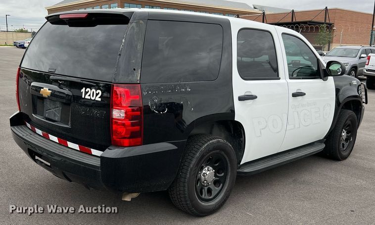 image for item LU9802 2012 Chevrolet Tahoe Police  SUV