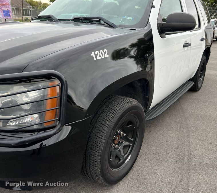 image for item LU9802 2012 Chevrolet Tahoe Police  SUV