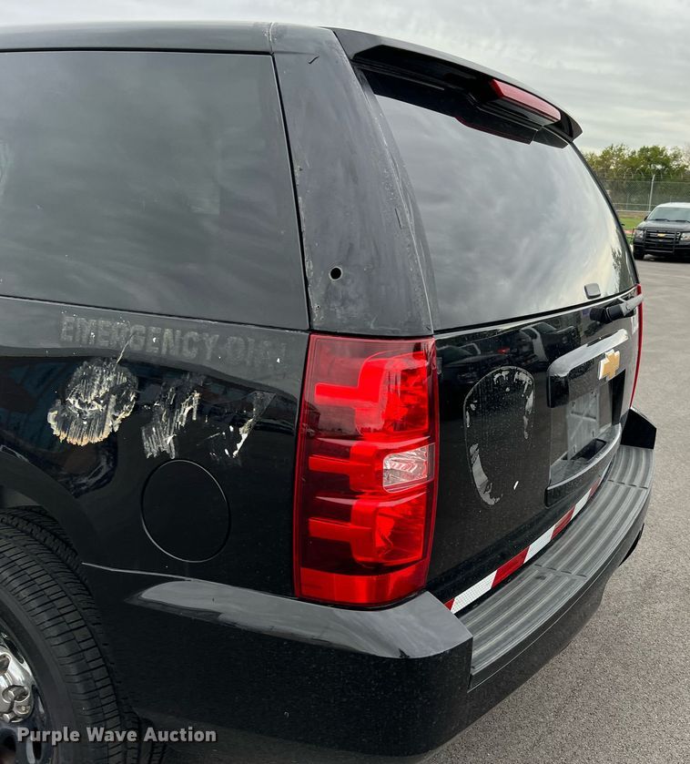 image for item LU9802 2012 Chevrolet Tahoe Police  SUV