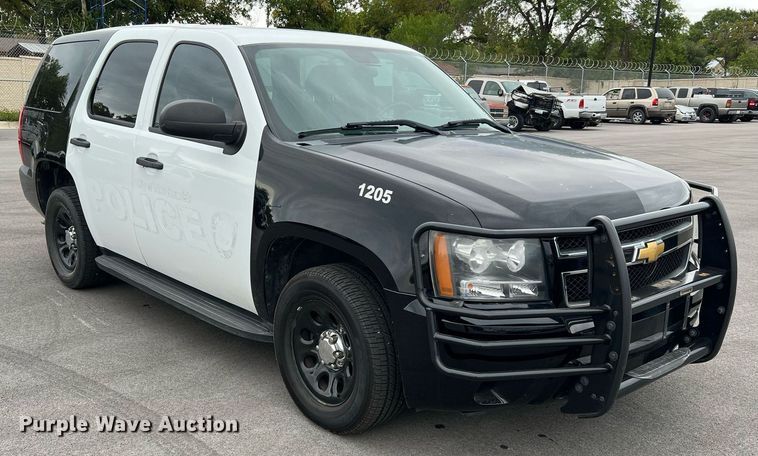 image for item LU9803 2012 Chevrolet Tahoe Police  SUV