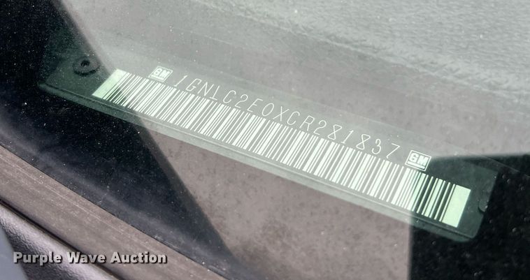 image for item LU9803 2012 Chevrolet Tahoe Police  SUV