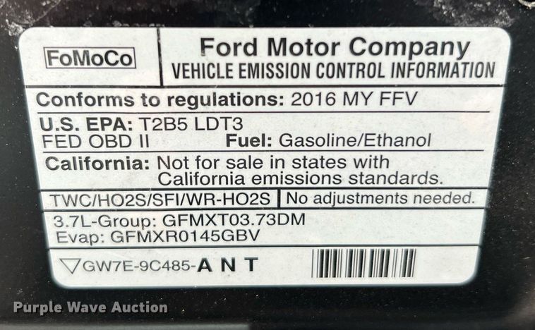 image for item LU9805 2016 Ford Explorer Police Interceptor  SUV