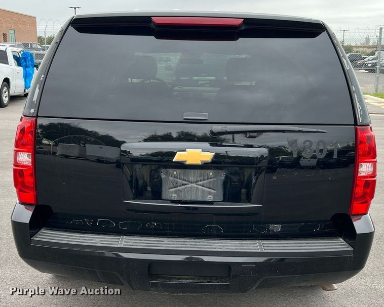 image for item LU9806 2013 Chevrolet Tahoe Police  SUV