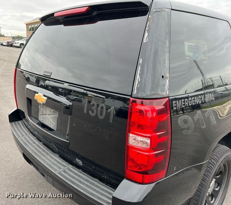 image for item LU9806 2013 Chevrolet Tahoe Police  SUV