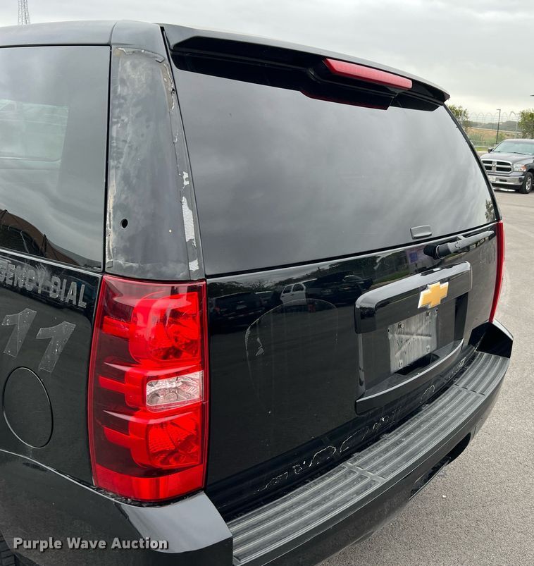 image for item LU9806 2013 Chevrolet Tahoe Police  SUV