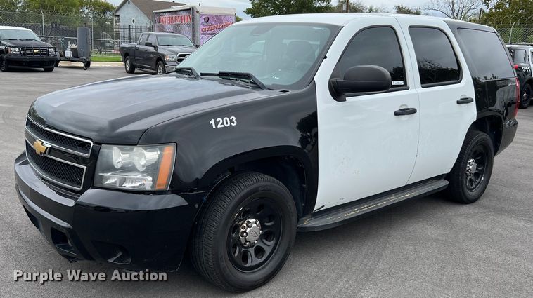 image for item LU9807 2012 Chevrolet Tahoe Police  SUV