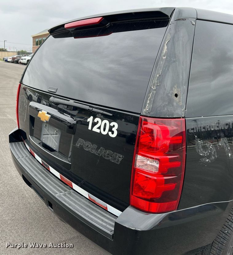 image for item LU9807 2012 Chevrolet Tahoe Police  SUV