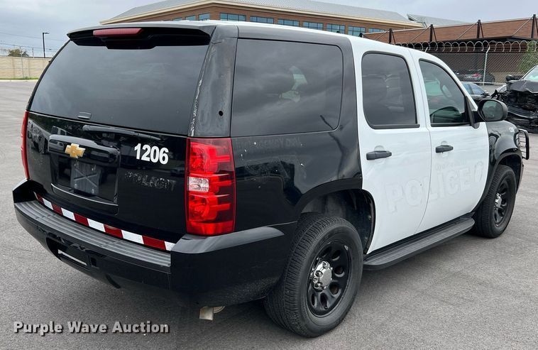 image for item LU9808 2012 Chevrolet Tahoe Police  SUV