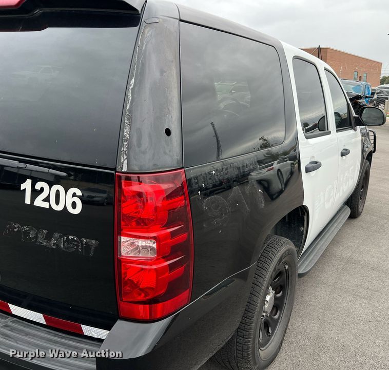 image for item LU9808 2012 Chevrolet Tahoe Police  SUV