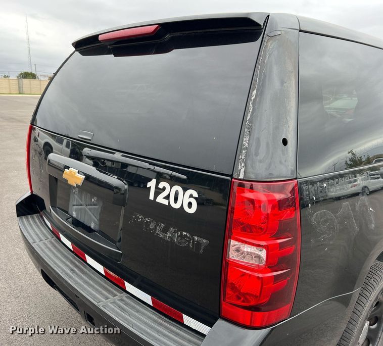 image for item LU9808 2012 Chevrolet Tahoe Police  SUV