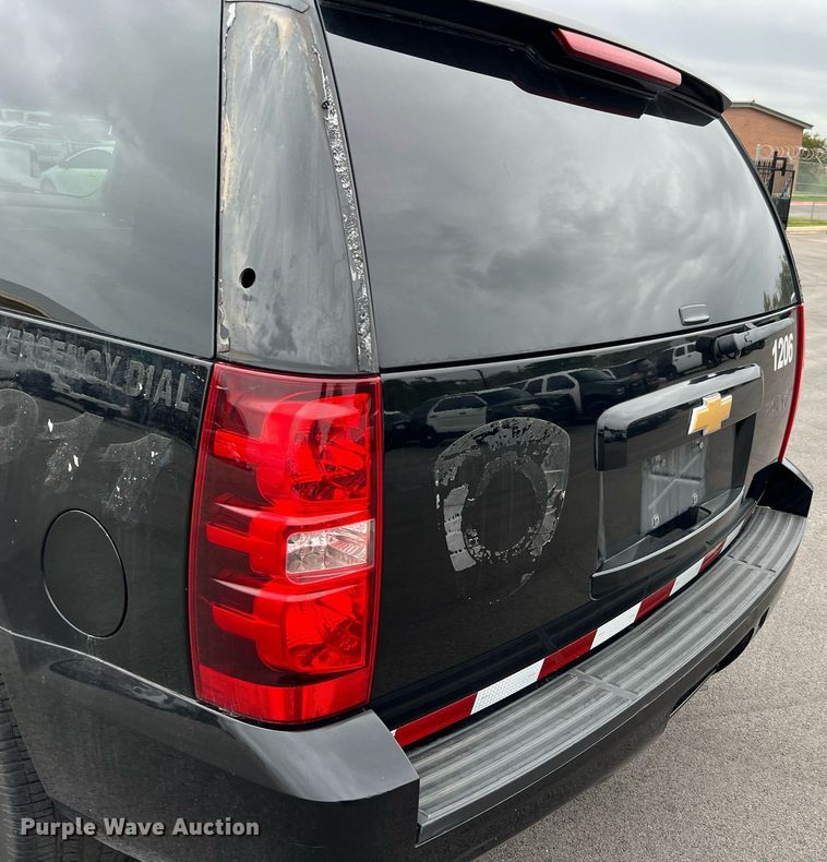 image for item LU9808 2012 Chevrolet Tahoe Police  SUV