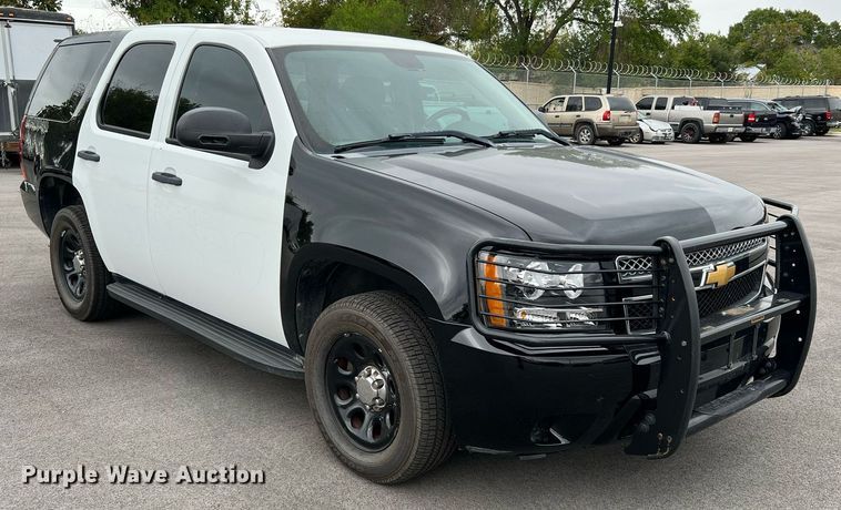 image for item LU9809 2013 Chevrolet Tahoe Police  SUV