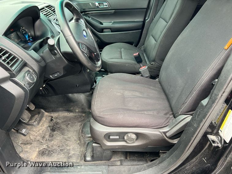 image for item LU9810 2016 Ford Explorer Police Interceptor  SUV