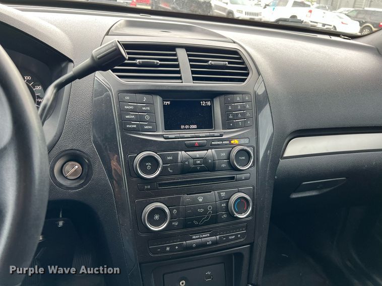 image for item LU9811 2017 Ford Explorer Police Interceptor  SUV