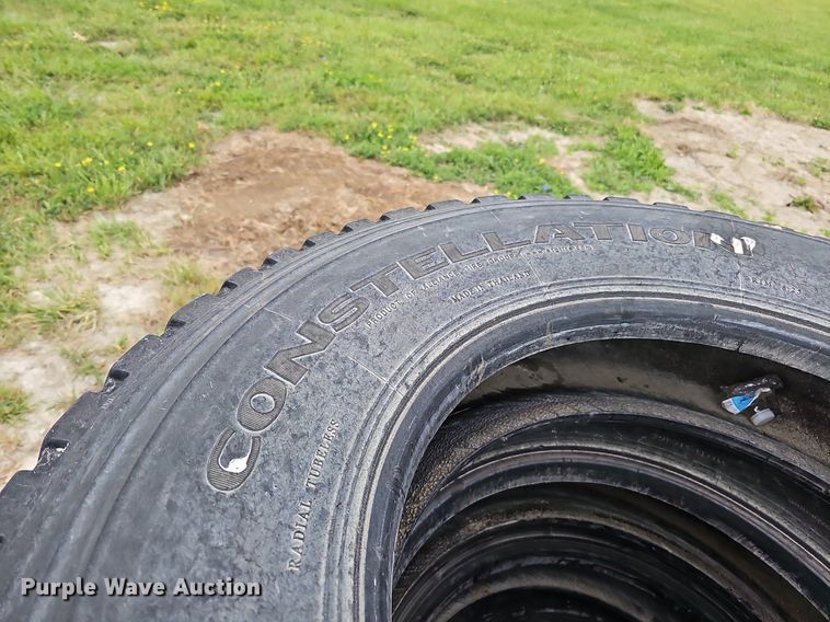 image for item MC9773 (4) Constellation 11R22.5 tires
