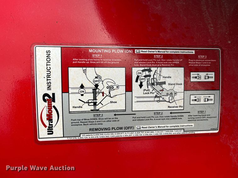 image for item MG9512 Western MVP3  Western MVP3 V snow plow