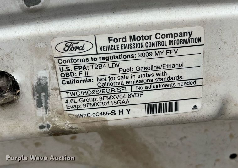 image for item MG9513 2009 Ford Crown Victoria Police Interceptor