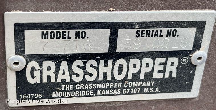 image for item MG9514 Grasshopper 727T6  ZTR lawn mower