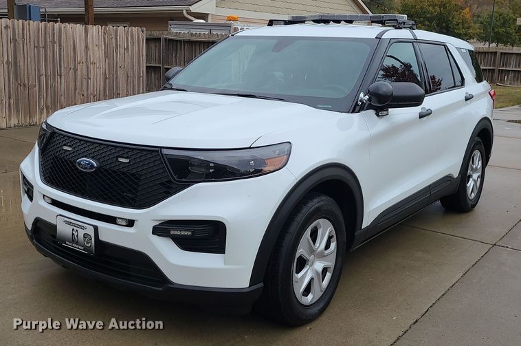 image for item MJ9463 2020 Ford Explorer Police  SUV