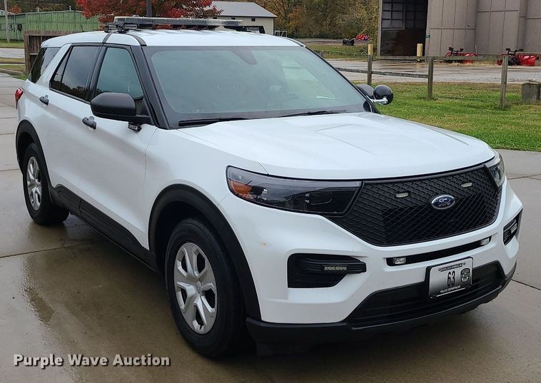 image for item MJ9463 2020 Ford Explorer Police  SUV