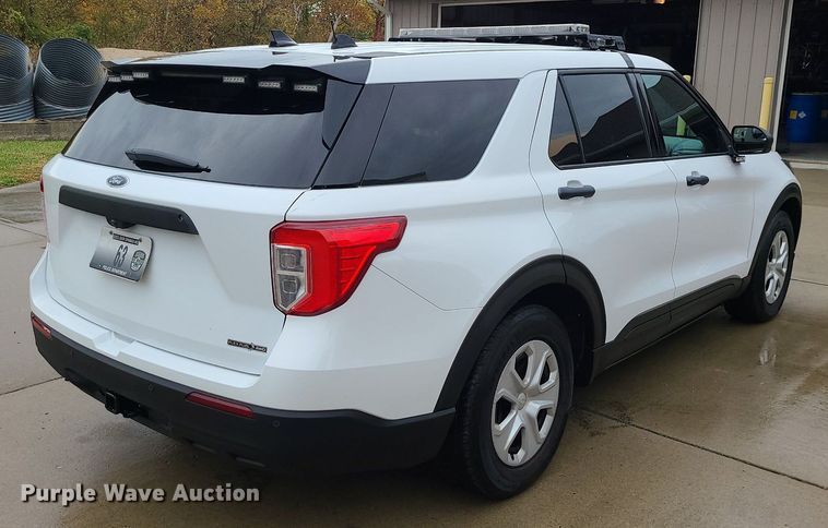 image for item MJ9463 2020 Ford Explorer Police  SUV