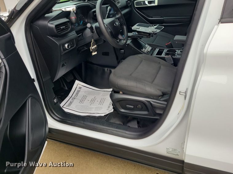 image for item MJ9463 2020 Ford Explorer Police  SUV