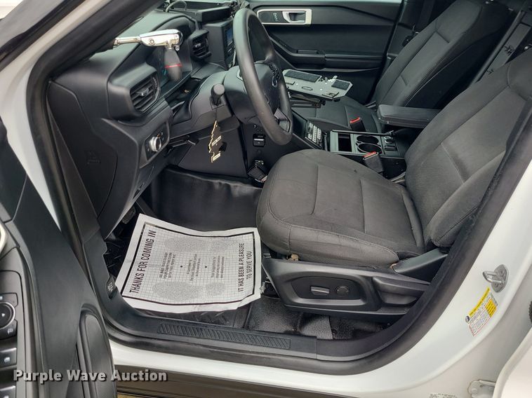 image for item MJ9463 2020 Ford Explorer Police  SUV