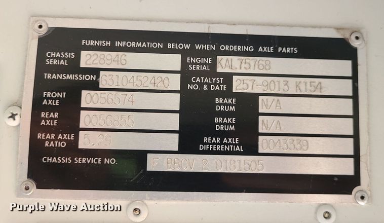 image for item MQ9550 2006 Blue Bird  school bus