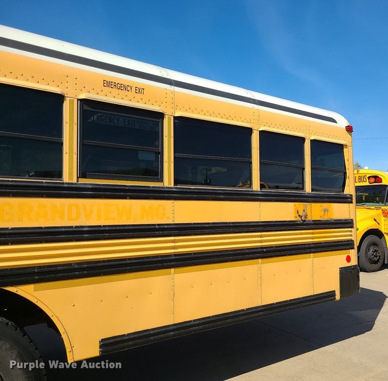 image for item MQ9551 2008 Blue Bird  school bus