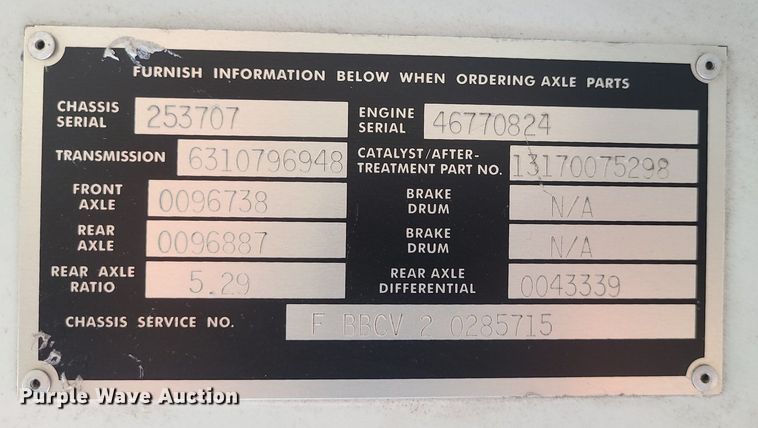 image for item MQ9551 2008 Blue Bird  school bus